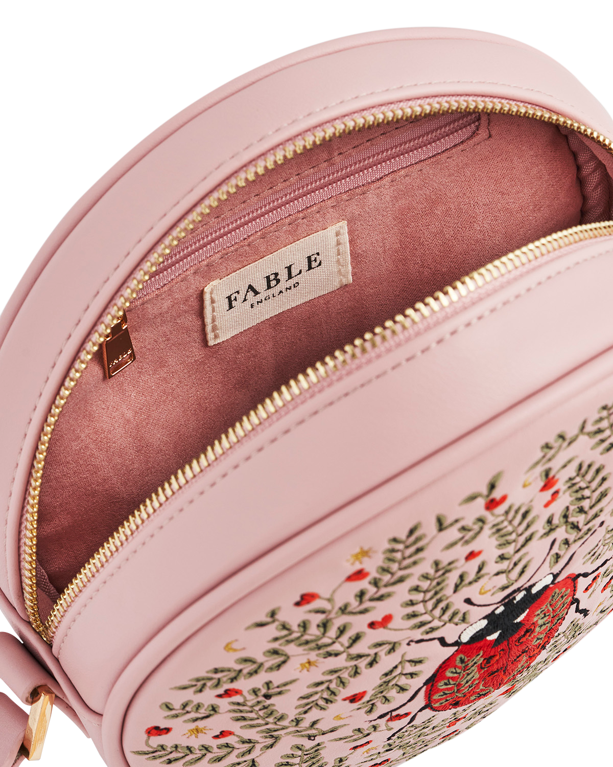 fable-england-chloe-ladybird-tasche-rosa-rund image 5