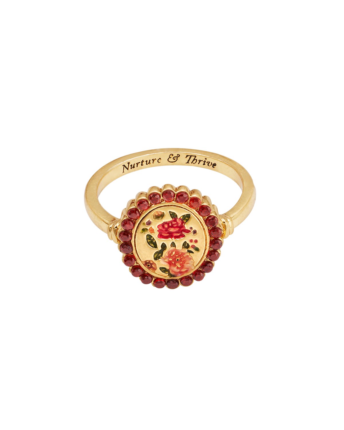 fable-england-eve-floral-ring-gold-granat-gr-medium image 3