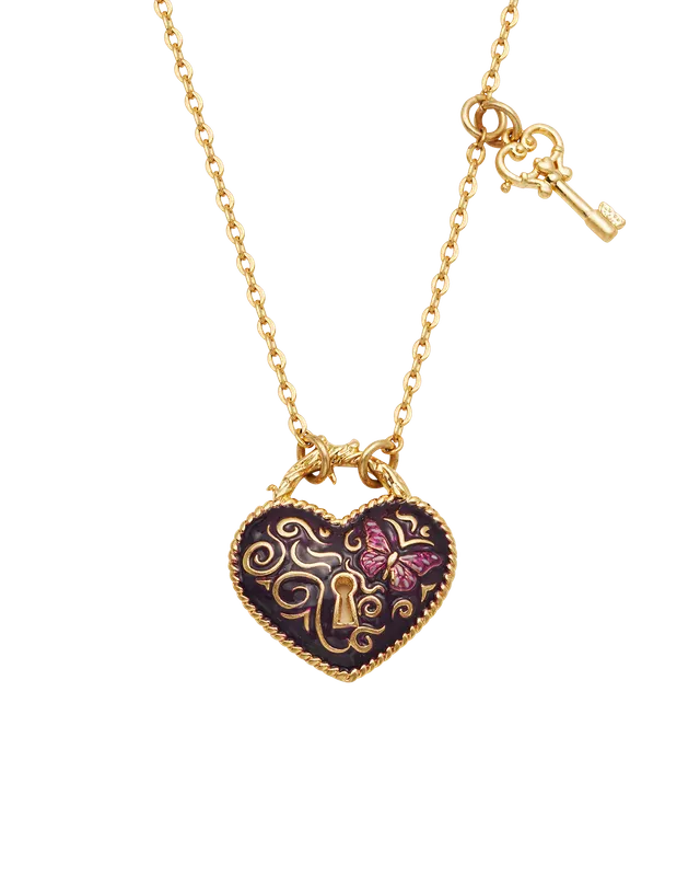 fable-england-eve-heart-lock-key-halskette-gold-herz image 1