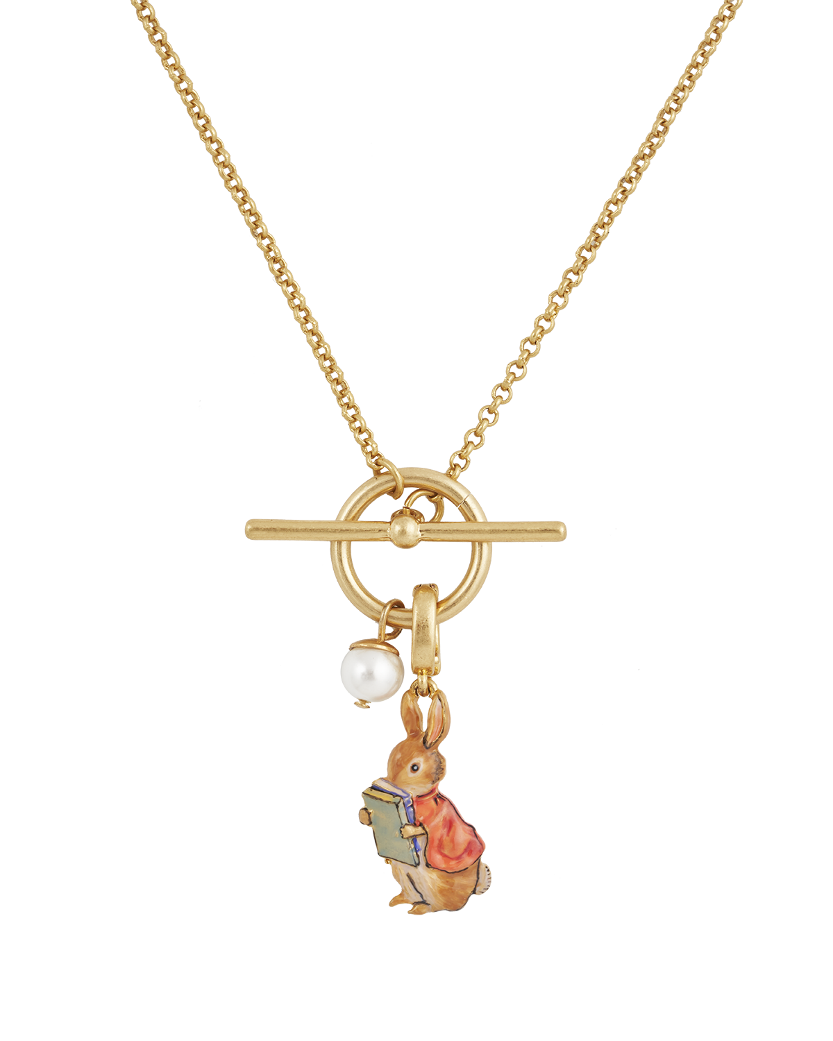 fable-england-peter-rabbit-cotton-tail-halskette-gold image 1