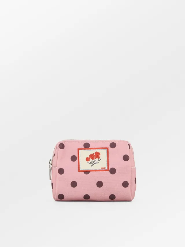 becks-ndergaard-polka-canvas-pouch-tasche-pink-nectar-18x13 image 1