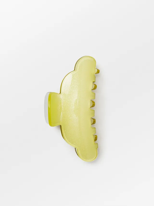 becks-ndergaard-glitter-katla-haarklammer-popcorn-yellow-9-cm image 1