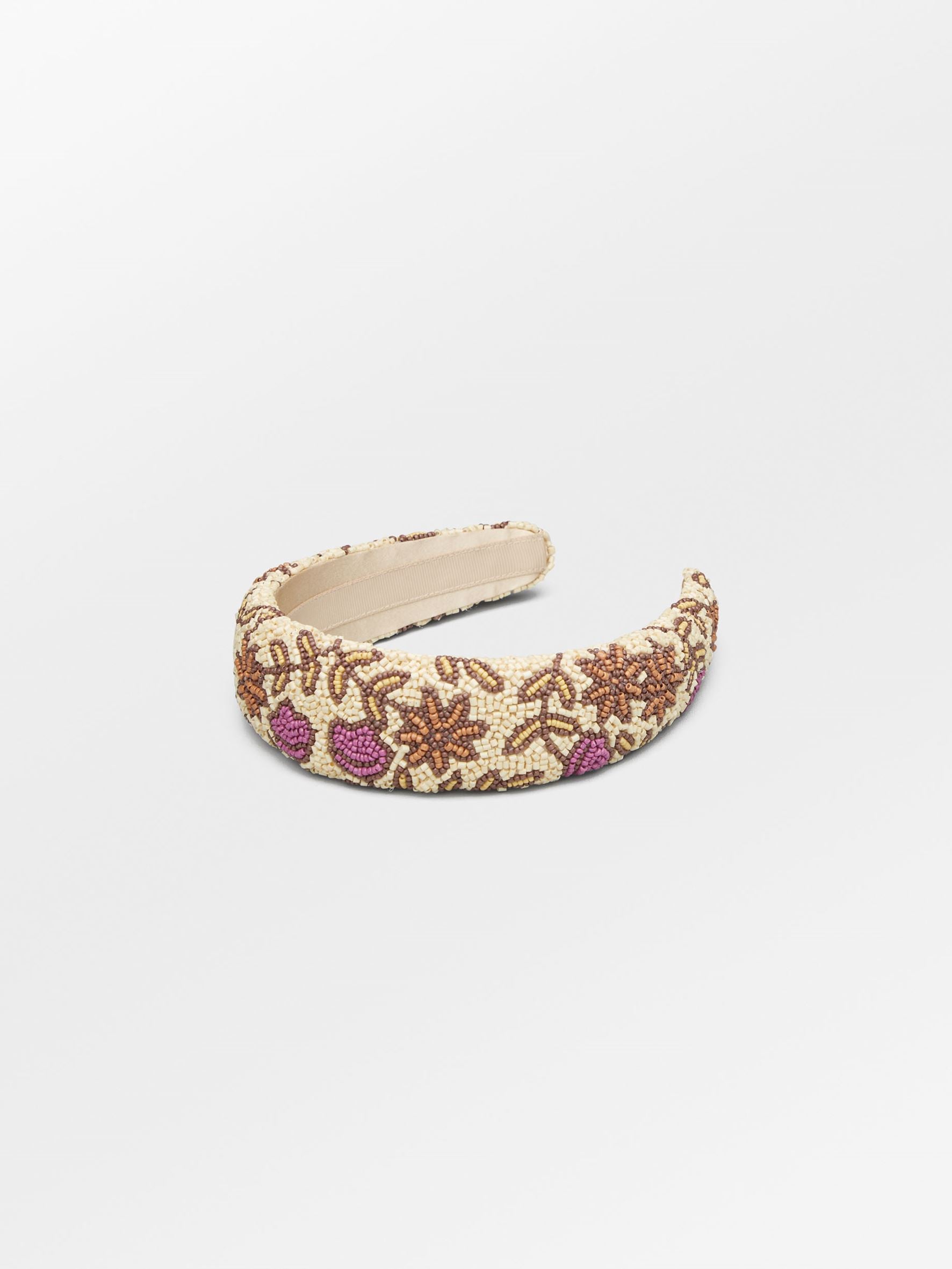 becks-ndergaard-florisima-wide-haarband-melon-gelb-perlen image 1