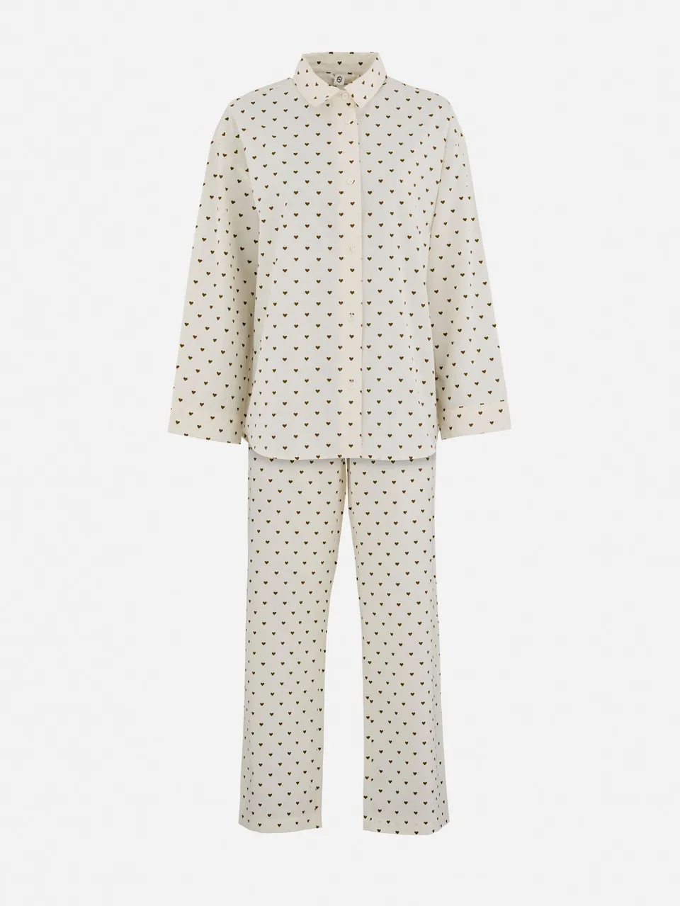 becks-ndergaard-hearts-pyjama-set-braun-m-herzprint image 1
