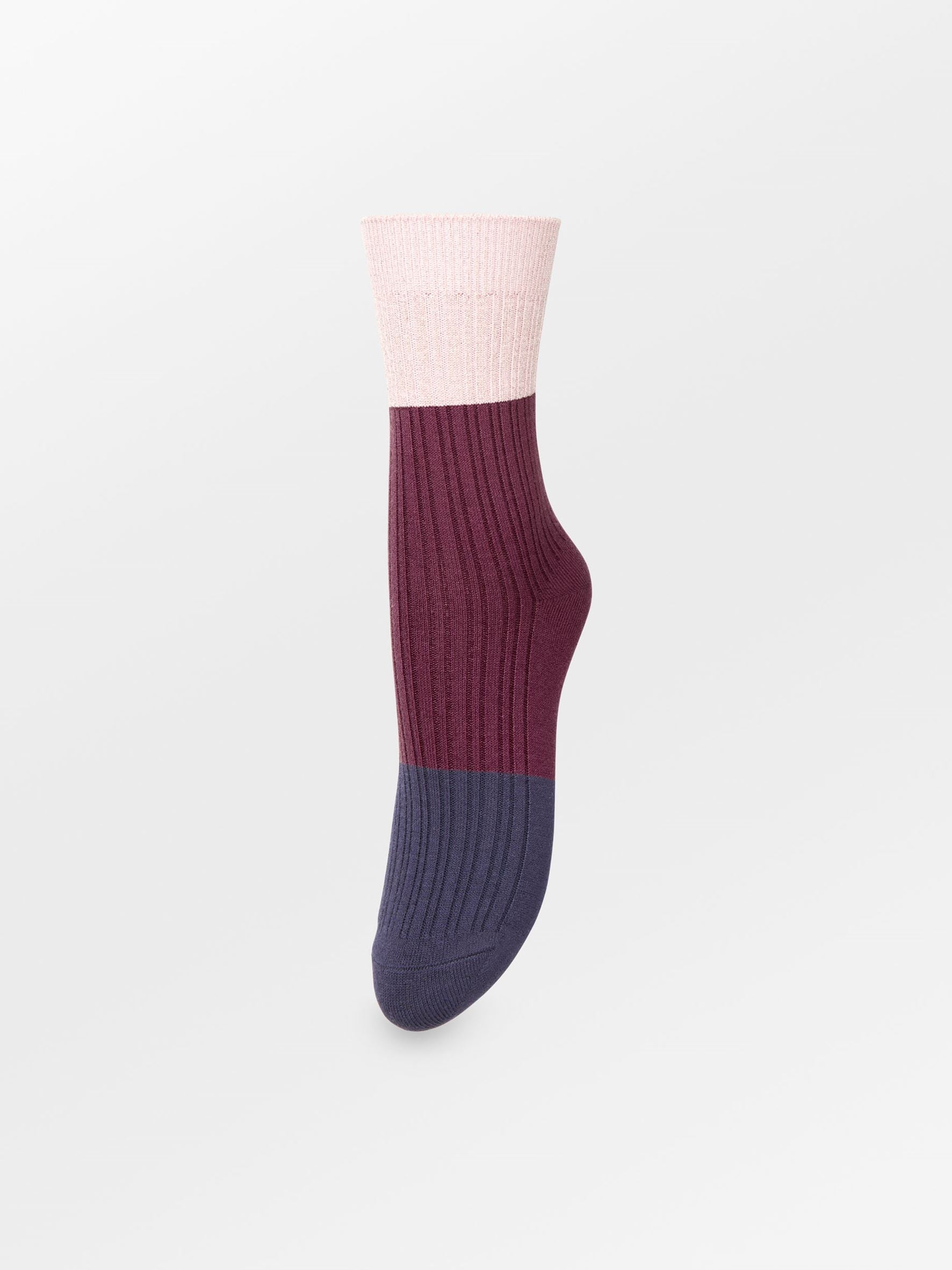becks-ndergaard-colourblock-bam-sock-socken-blau-colorblock image 1
