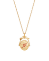fable-england-jewellery-n-initial-nasturtium-spinner-halskette-gold image 4