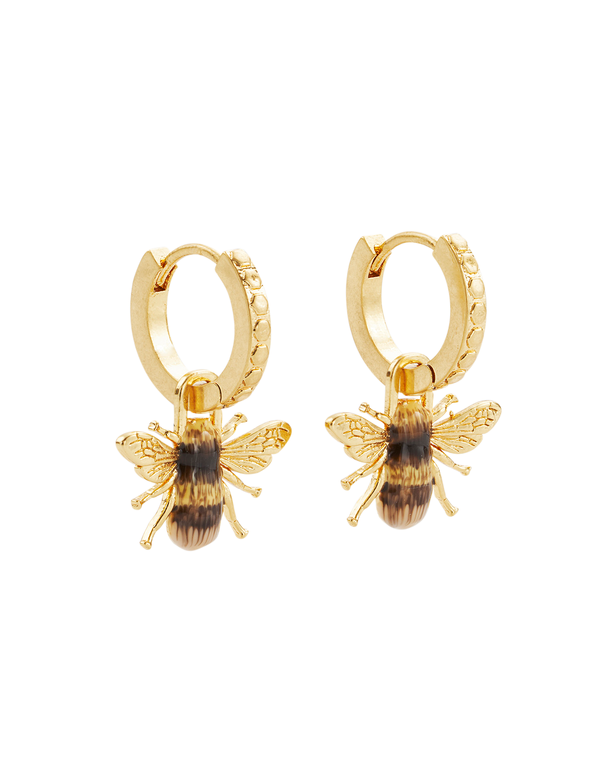 fable-england-bee-schmuckset-biene-gold-huggies image 7