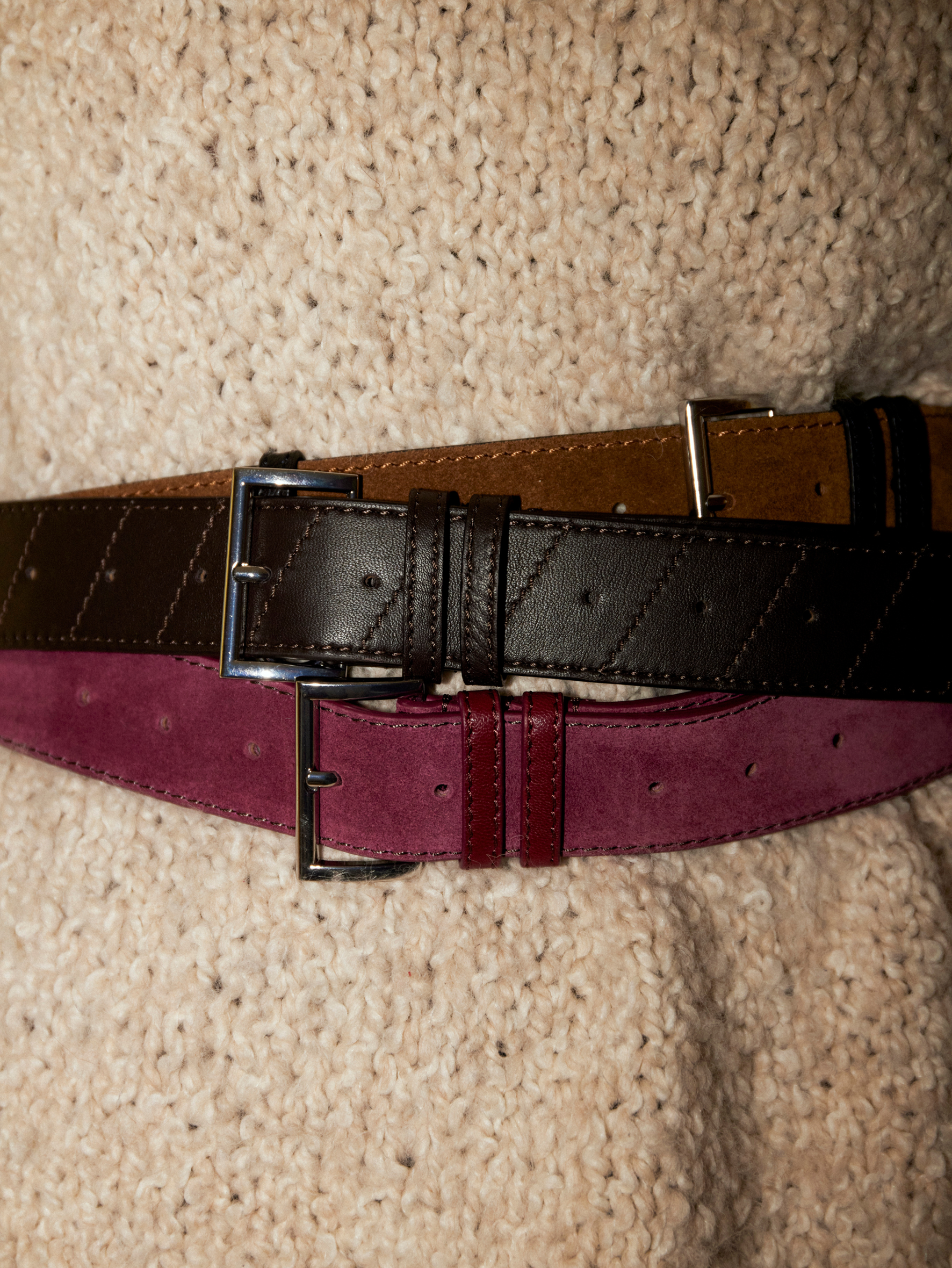 becks-ndergaard-accessories-suede-willia-g-rtel-breen-brown-xs-s image 2