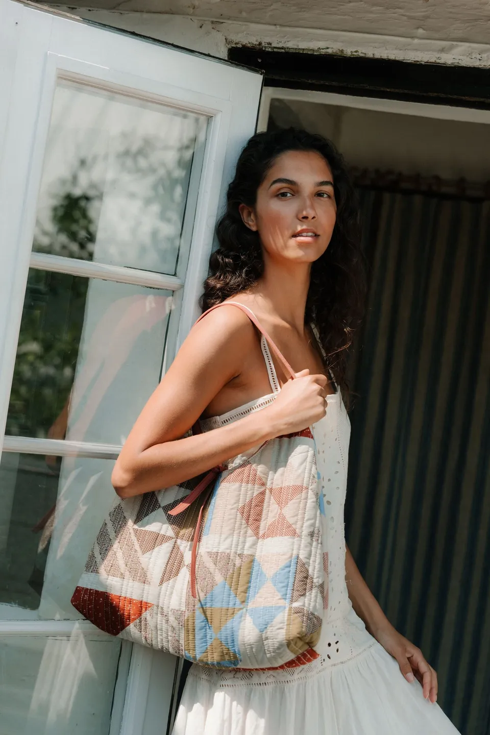 becks-ndergaard-quilta-siena-bag-tasche-khaki-green-baumwolle image 1