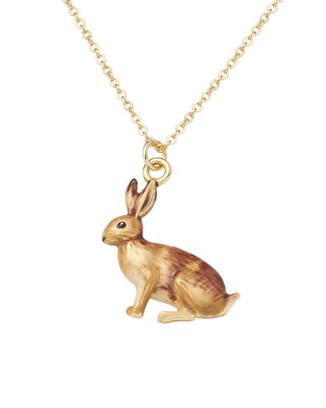 fable-england-enamel-rabbit-halskette-gold-hase-41-cm image 1