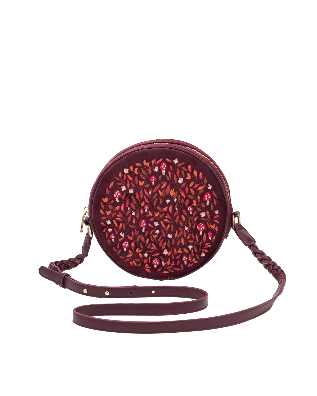 fable-england-handbags-mushroom-circle-tasche-samt image 1