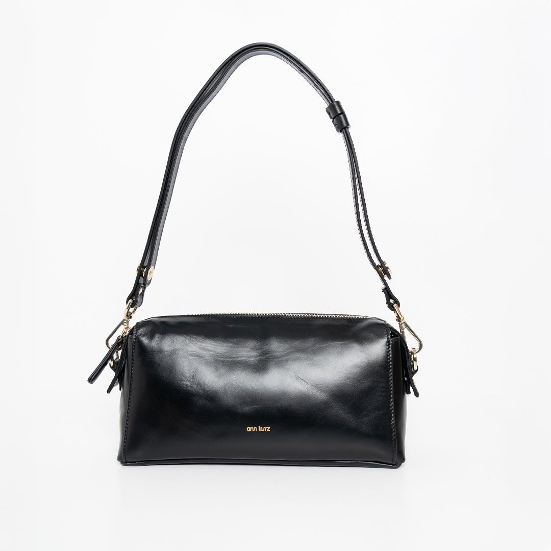 ann-kurz-light-shoulder-schultertasche-schwarz-gold-leicht image 1