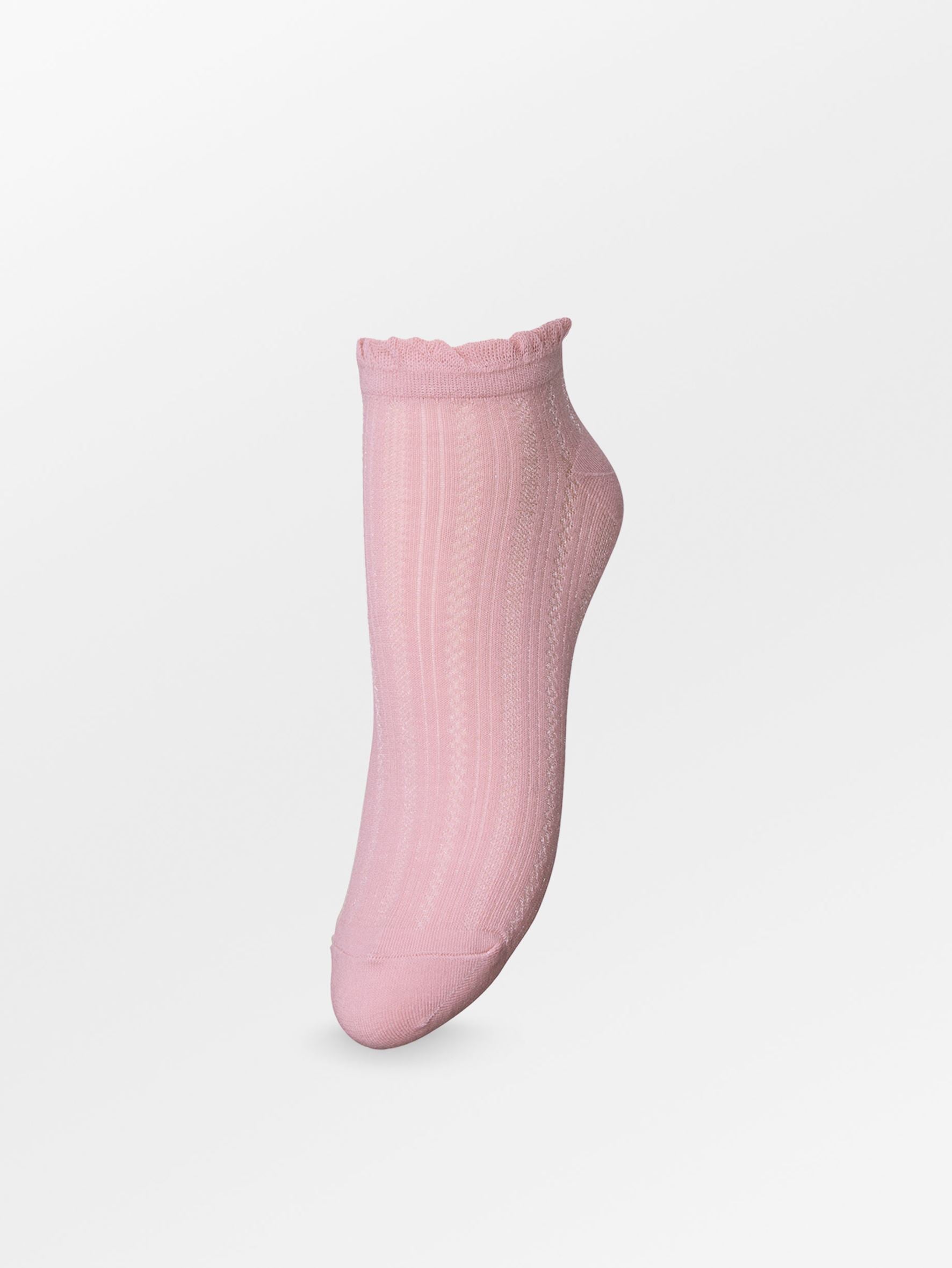 becks-ndergaard-crochia-cotta-short-socke-rosa-lochmuster image 1