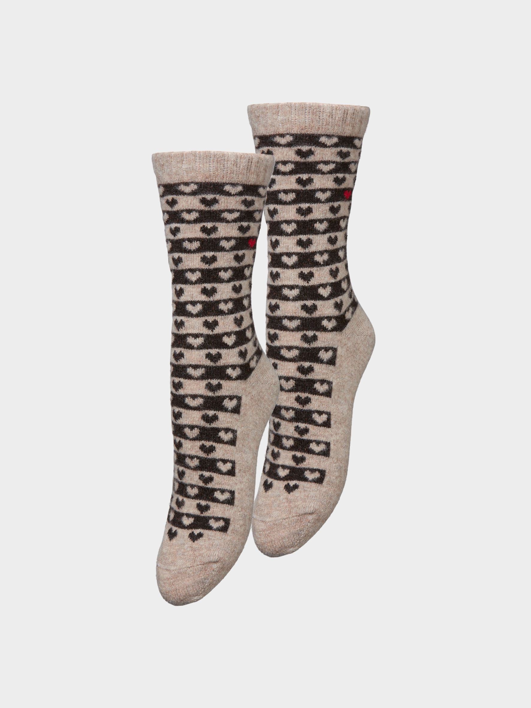 becks-ndergaard-heart-wola-sock-2-pack-socken-beige image 1