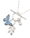 fable-england-blue-butterfly-halskette-silber-blau-schmetterling image 4