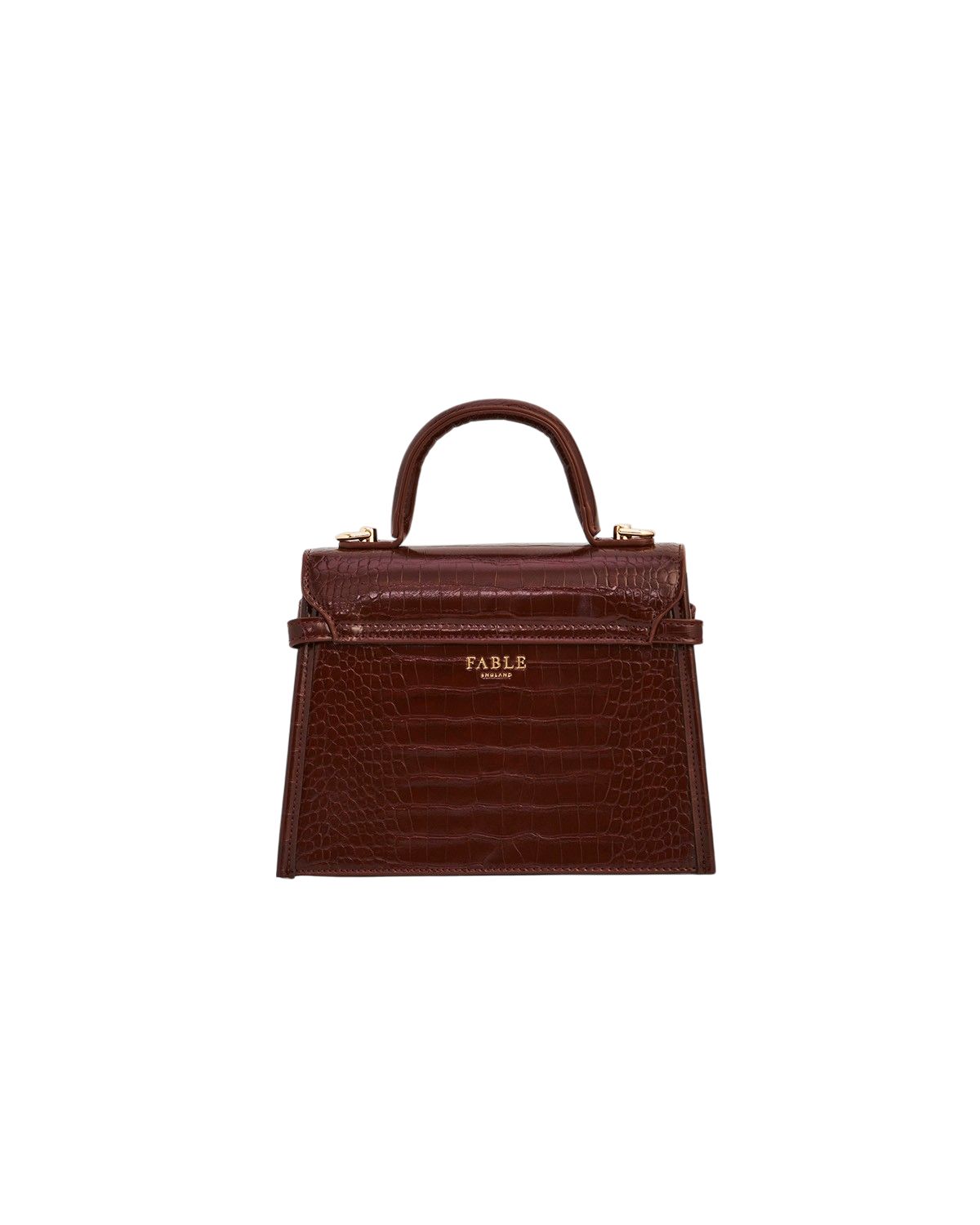 fable-england-eliza-small-top-handle-tasche-burgund-kroko image 5