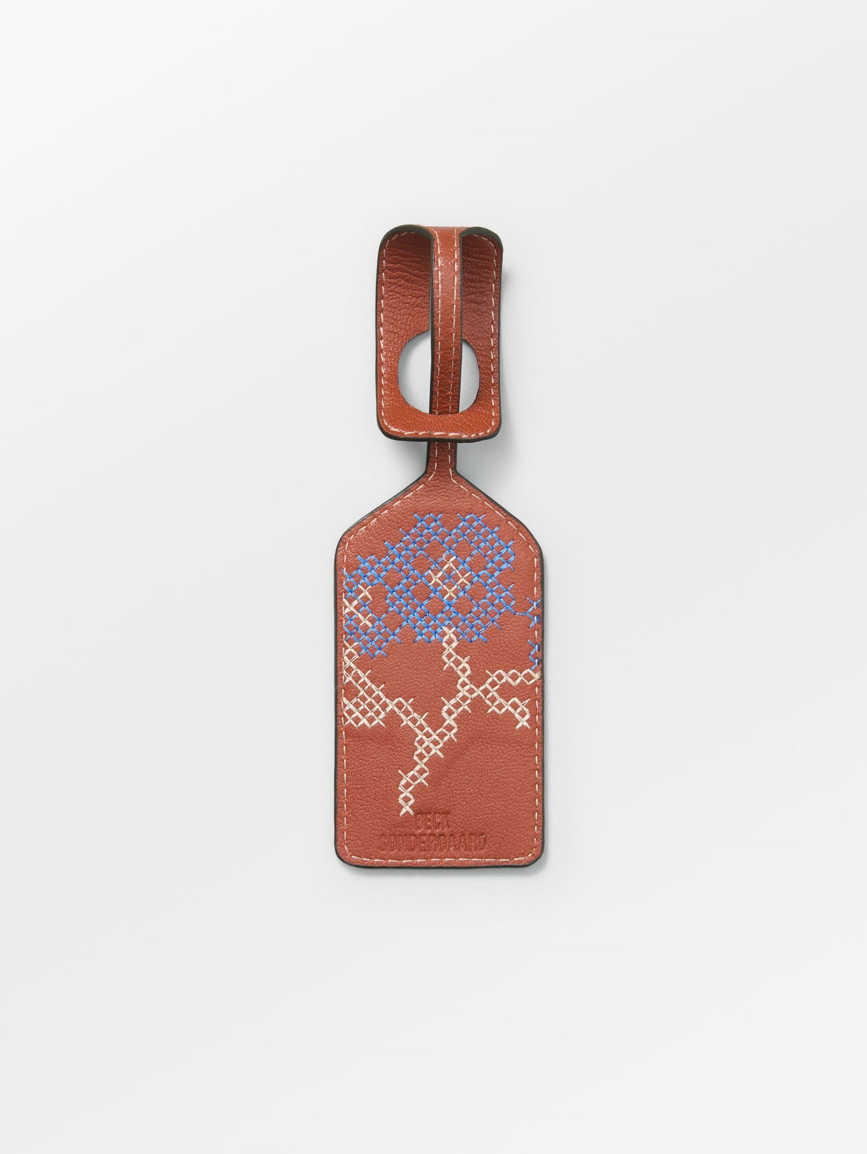 becks-ndergaard-flotile-taschenanh-nger-leder-rot-bestickt image 1