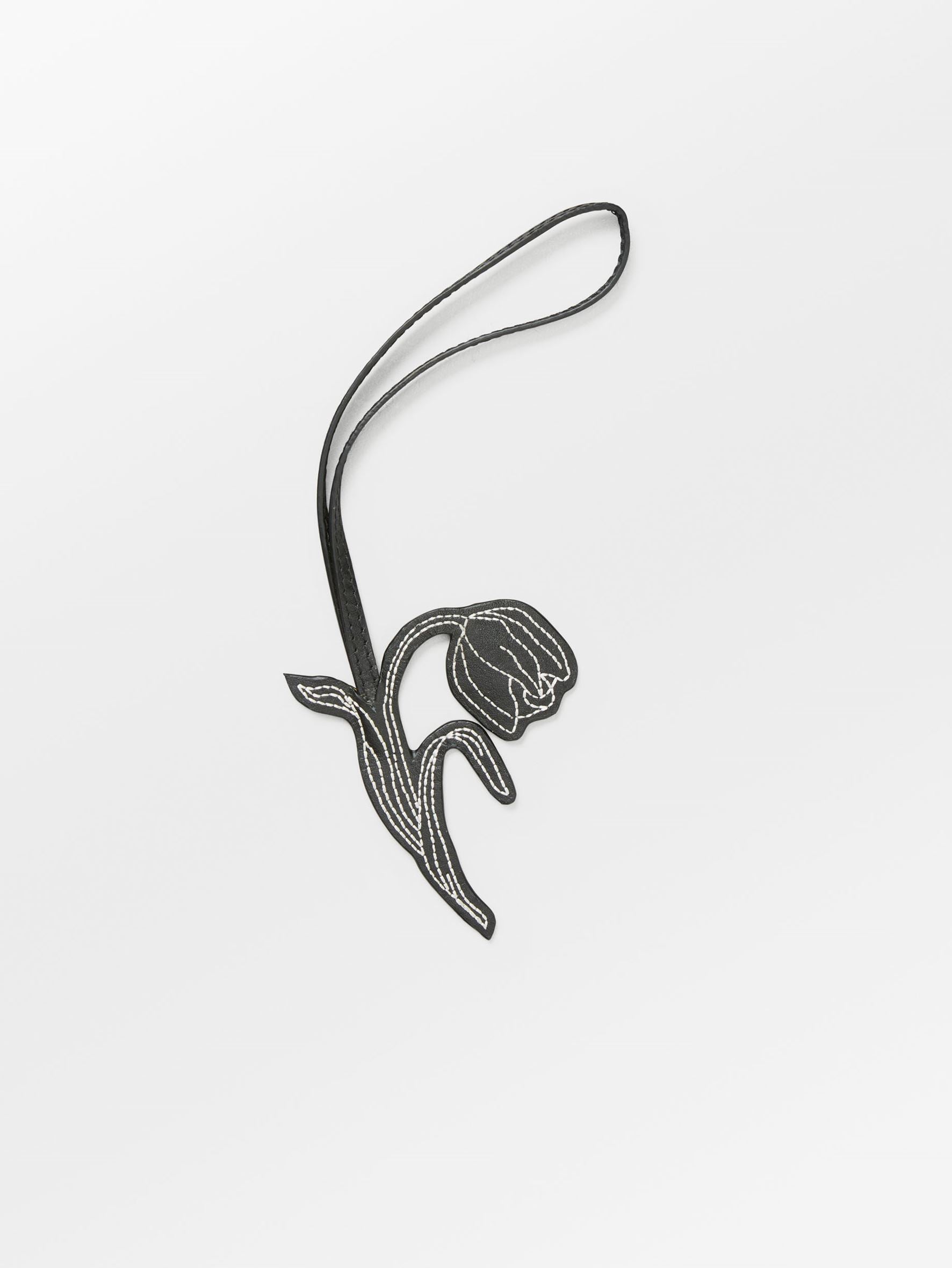 becks-ndergaard-smooth-tulip-taschenanh-nger-schwarz-leder image 1
