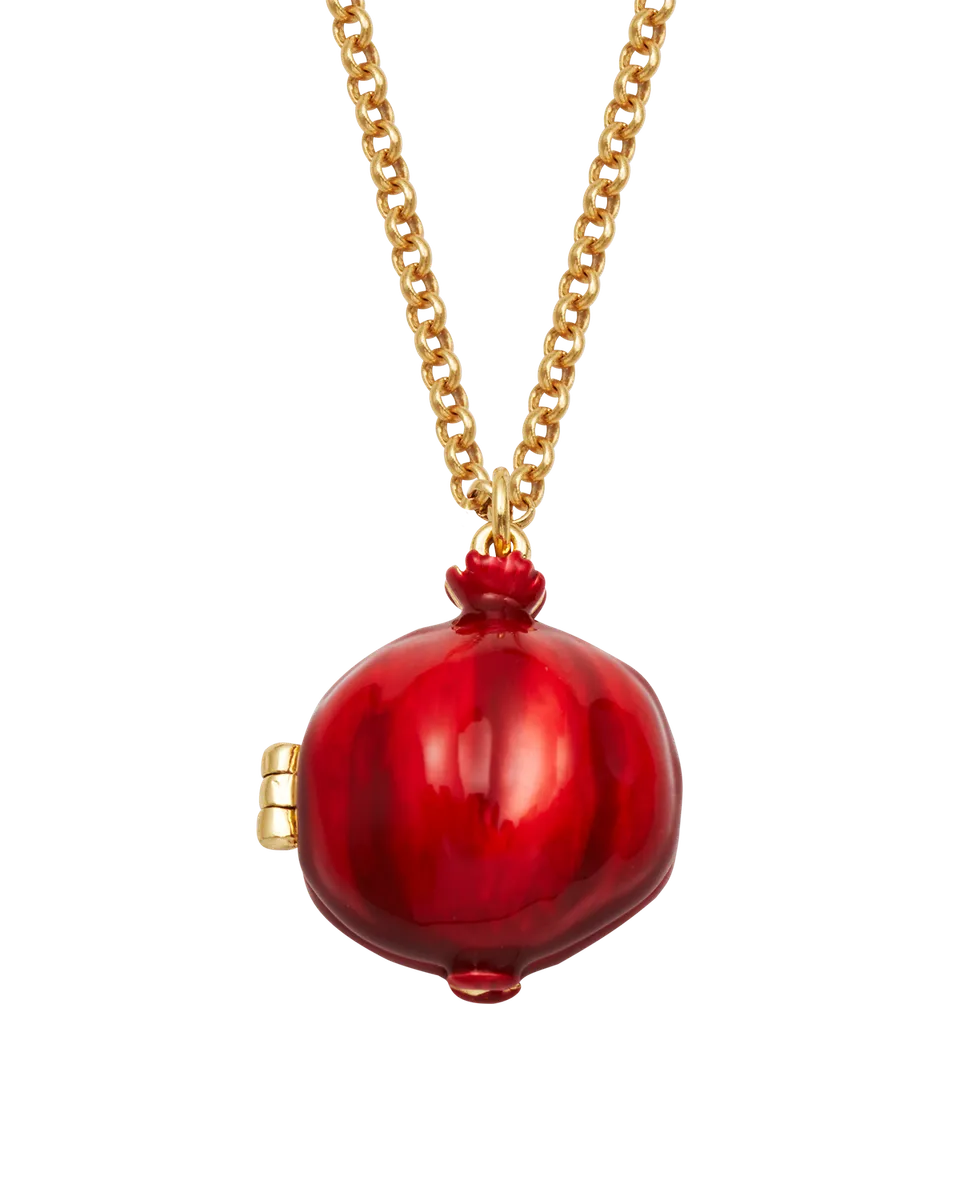 fable-england-pomegranate-medaillon-kette-gold image 1