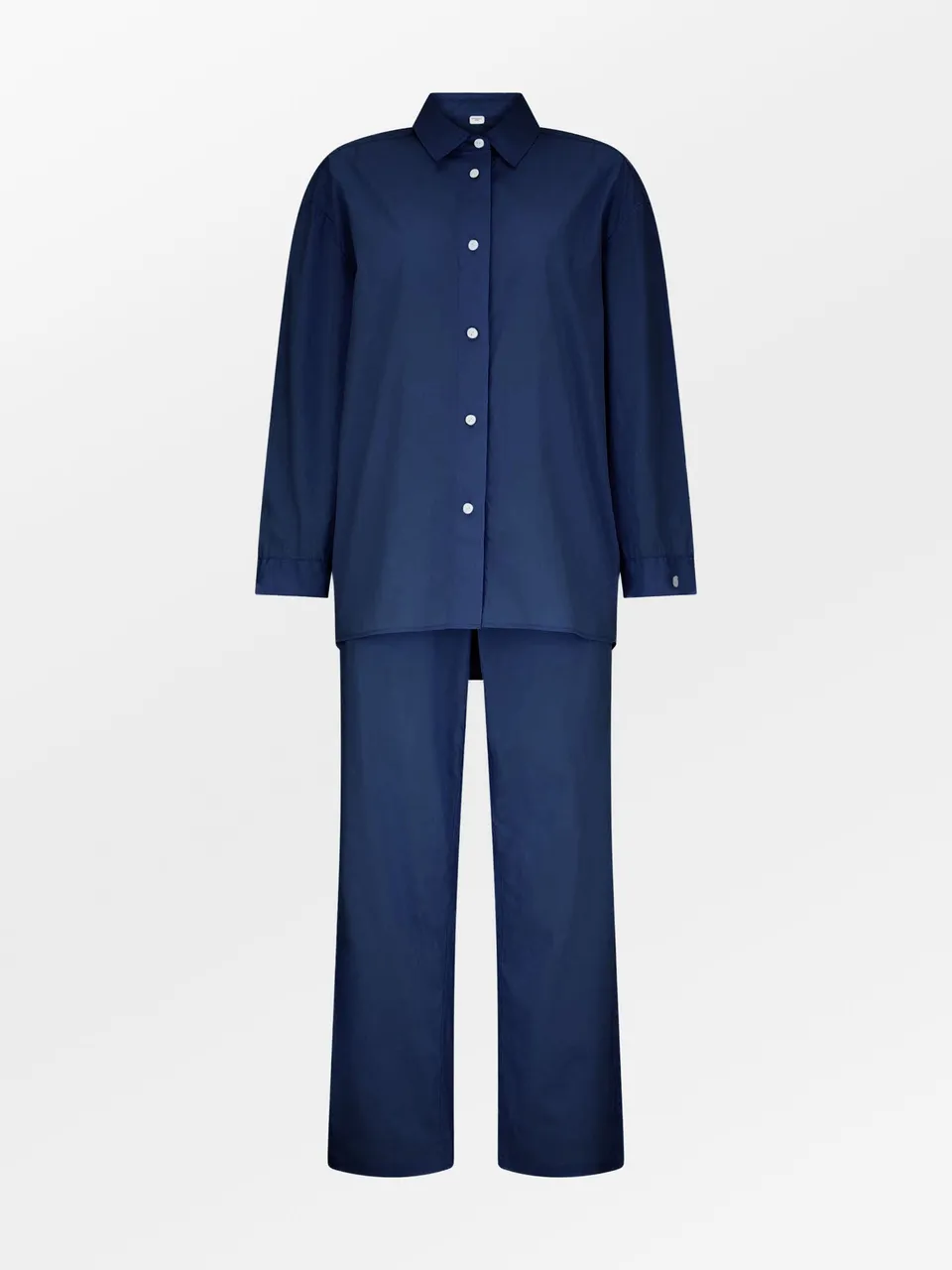 becks-ndergaard-homewear-essential-pyjamas-set-pyjama-navy-blue image 1