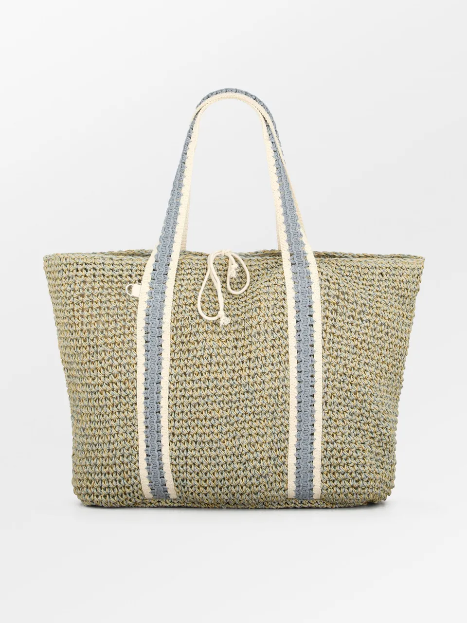 becks-ndergaard-strawchet-pheobe-strandtasche-aqua-gray-62cm image 1