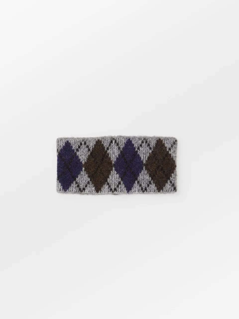 becks-ndergaard-argyle-wool-headband-stirnband-hellgrau-wolle image 1