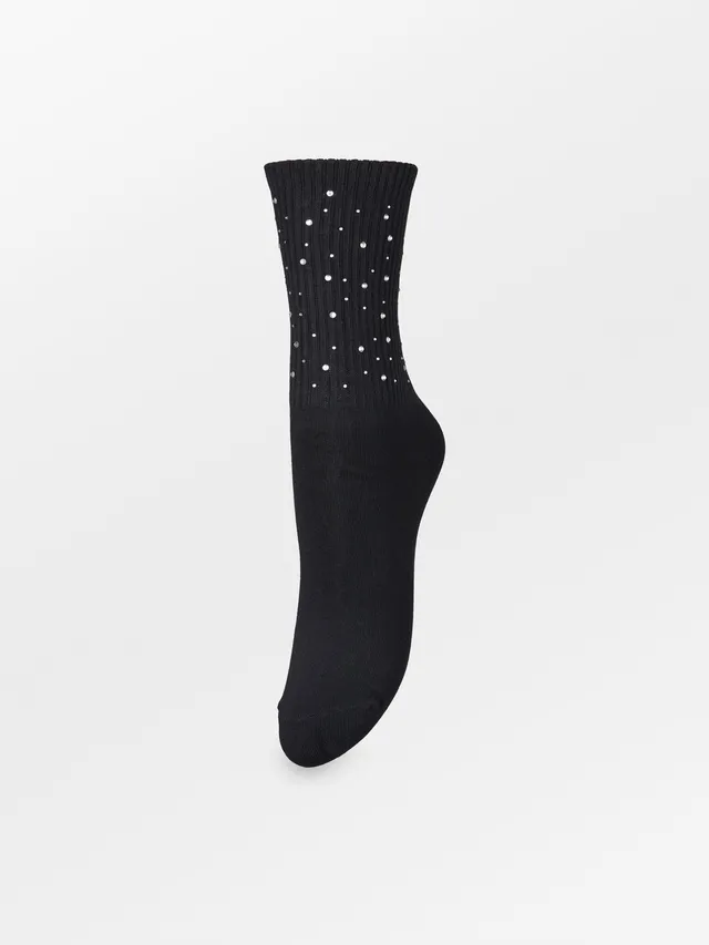 becks-ndergaard-glimsy-cotta-socken-baumwolle-schwarz image 1