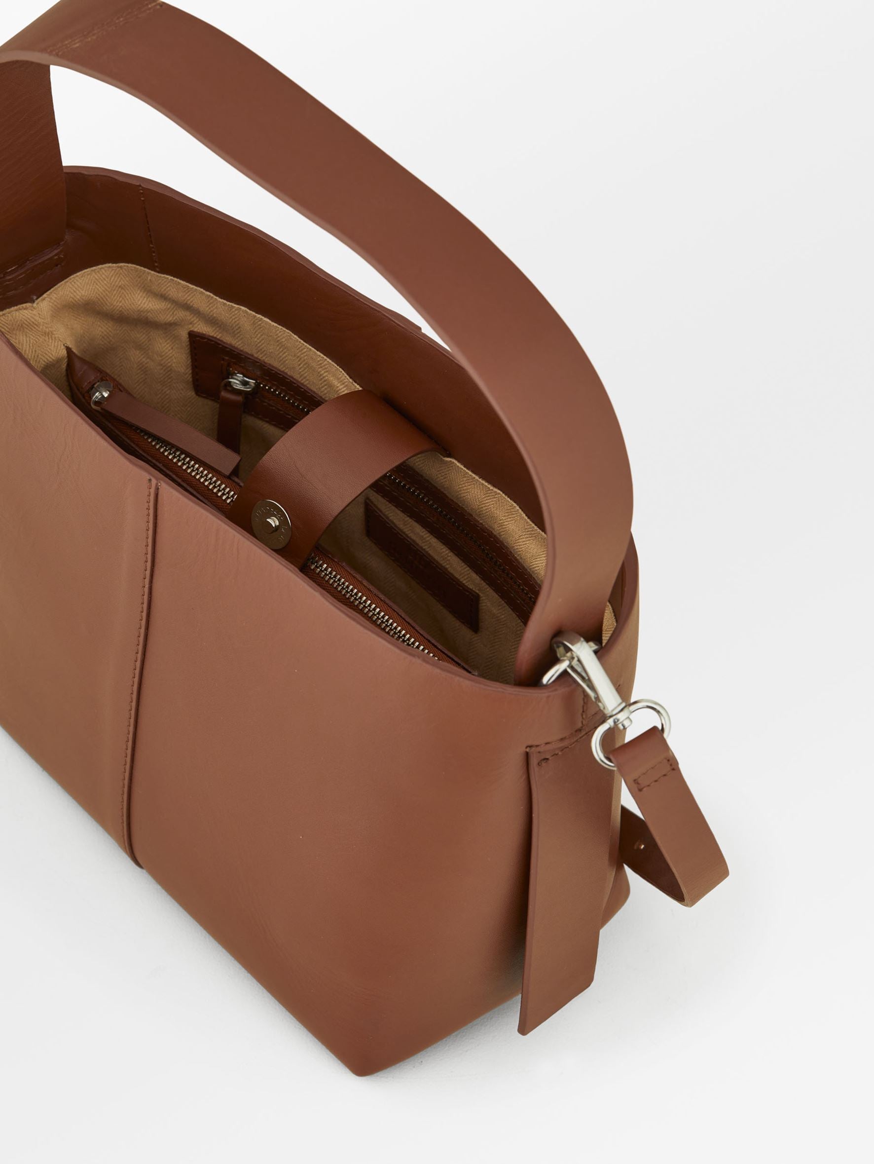becks-ndergaard-nappa-fraya-small-bag-mocha-brown-umh-nge image 2