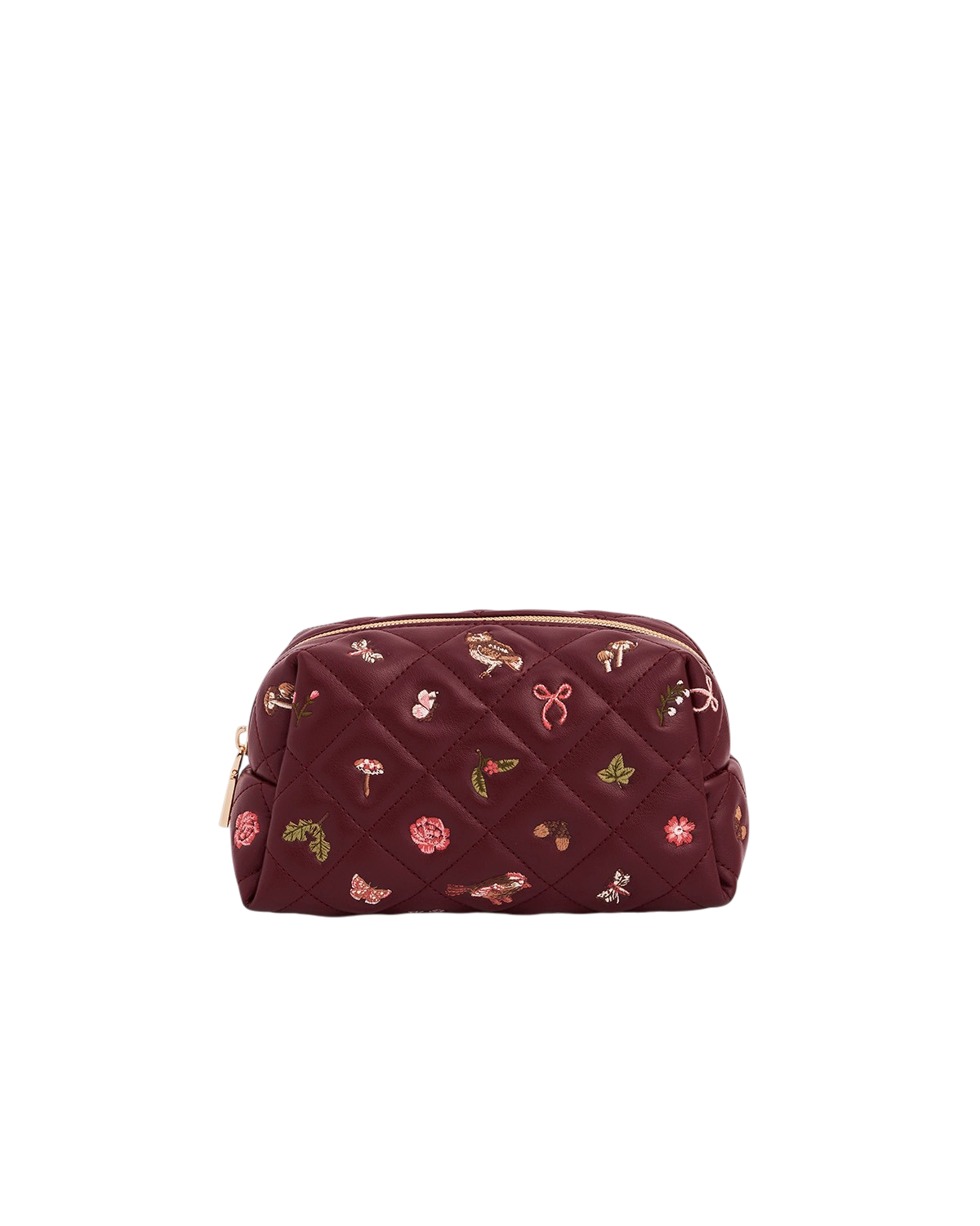 fable-england-quilted-medium-pouch-bordeaux-schmetterling image 6