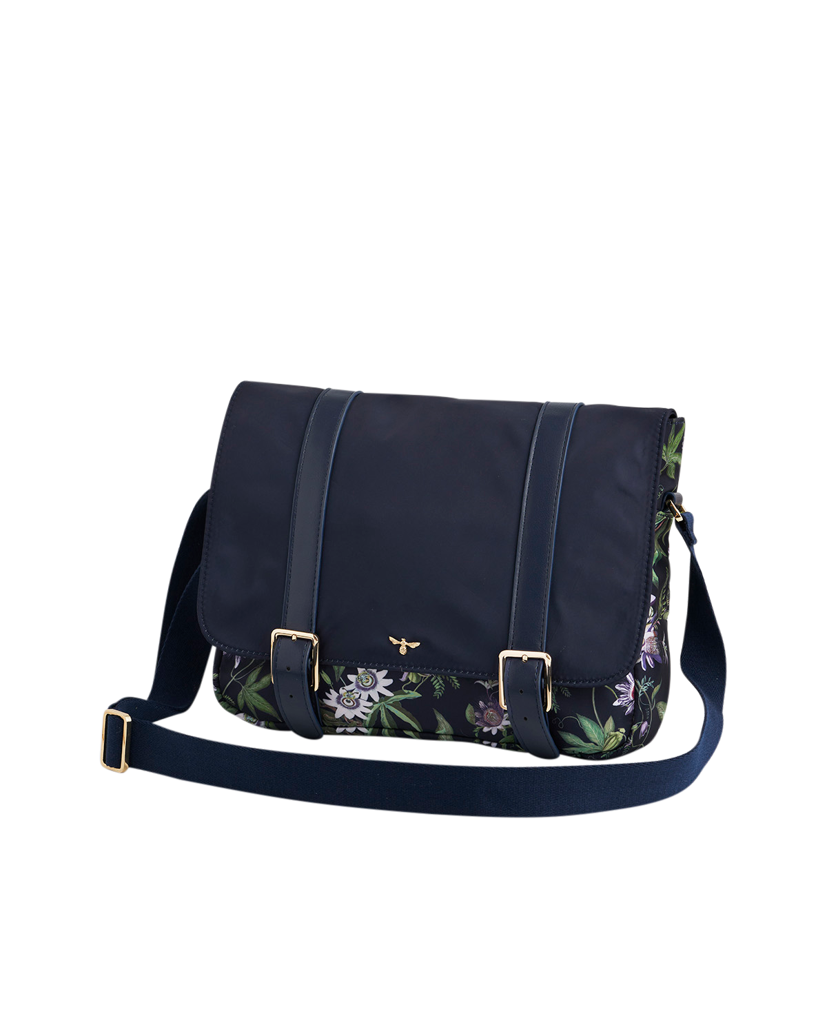 fable-england-navy-passion-flower-satchel-tasche-navy image 4