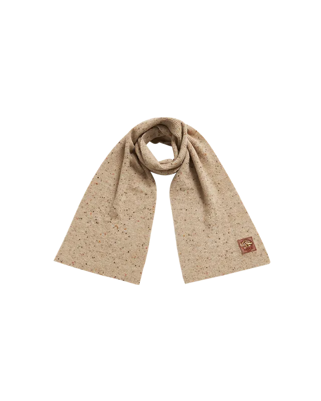 fable-england-knitted-scarf-schal-taupe-gestrickt image 1