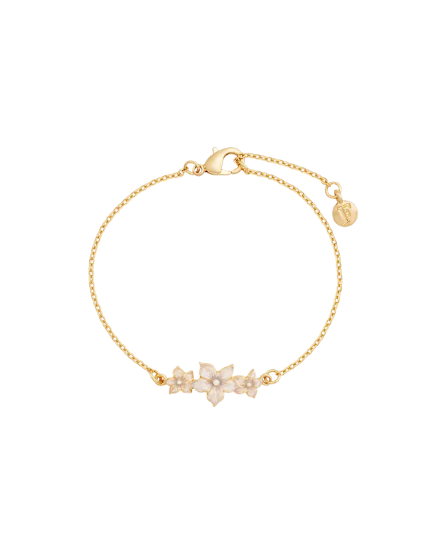fable-england-jasmine-pearl-armband-gold-blumen image 1