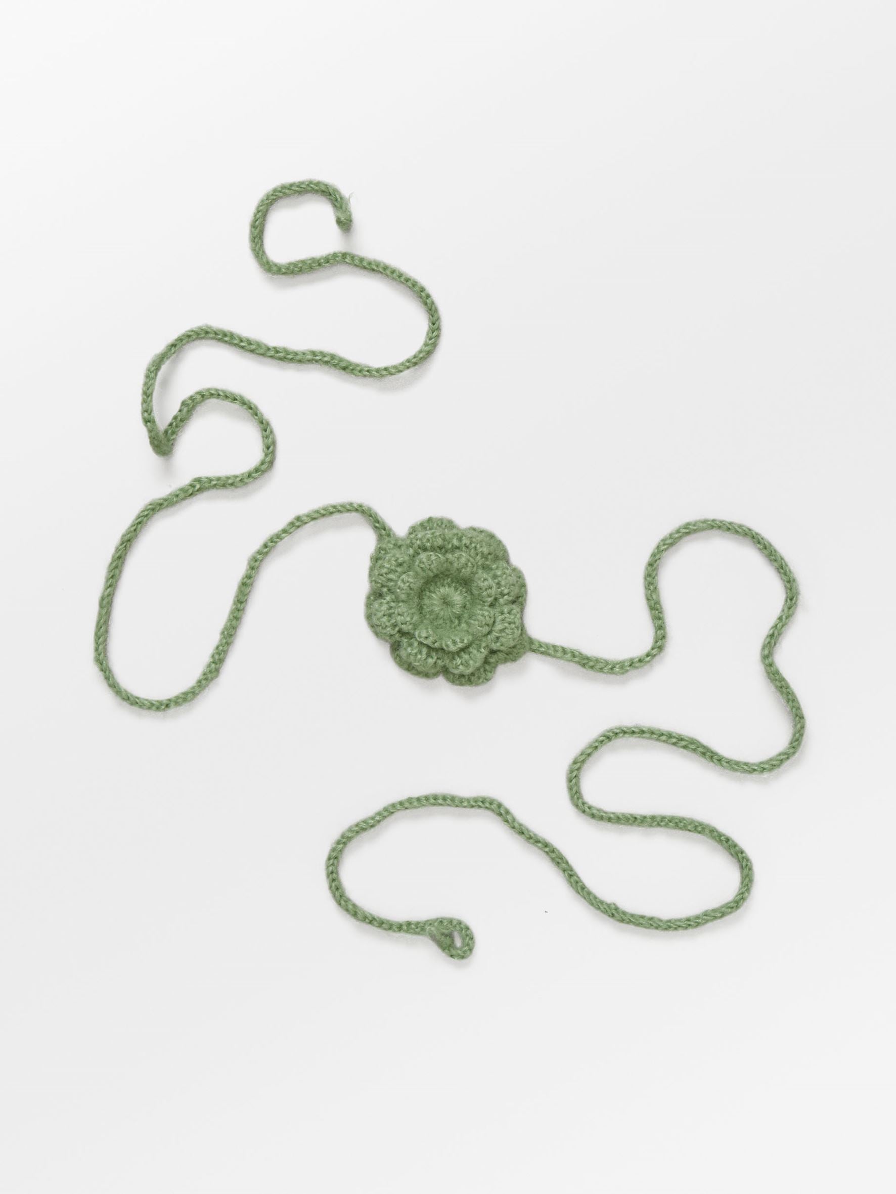 becks-ndergaard-buttercup-knit-choker-halskette-green-banana image 1