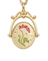 fable-england-o-initial-orchid-halskette-gold-buchstabe-o image 3