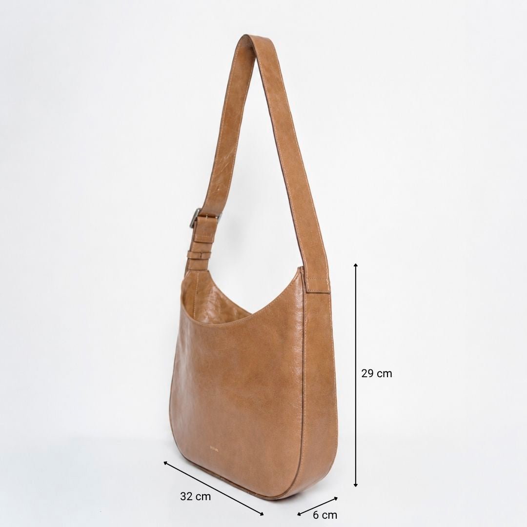 ann-kurz-versatile-hobo-shopper-taupe-patent-verstellbar image 3