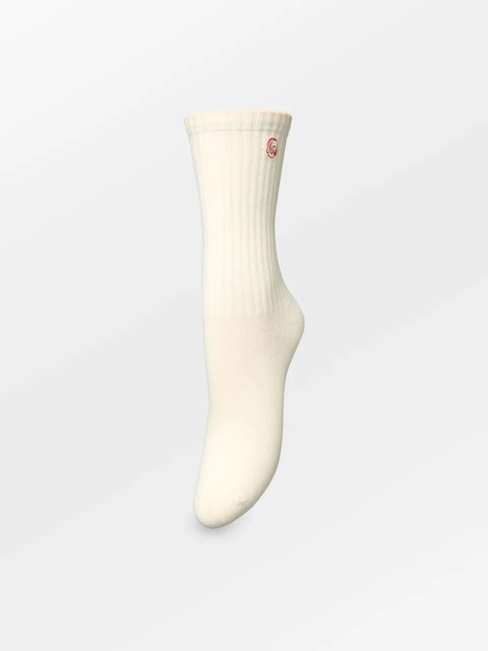 becks-ndergaard-rosia-cotta-socke-birch-white-baumwolle image 1