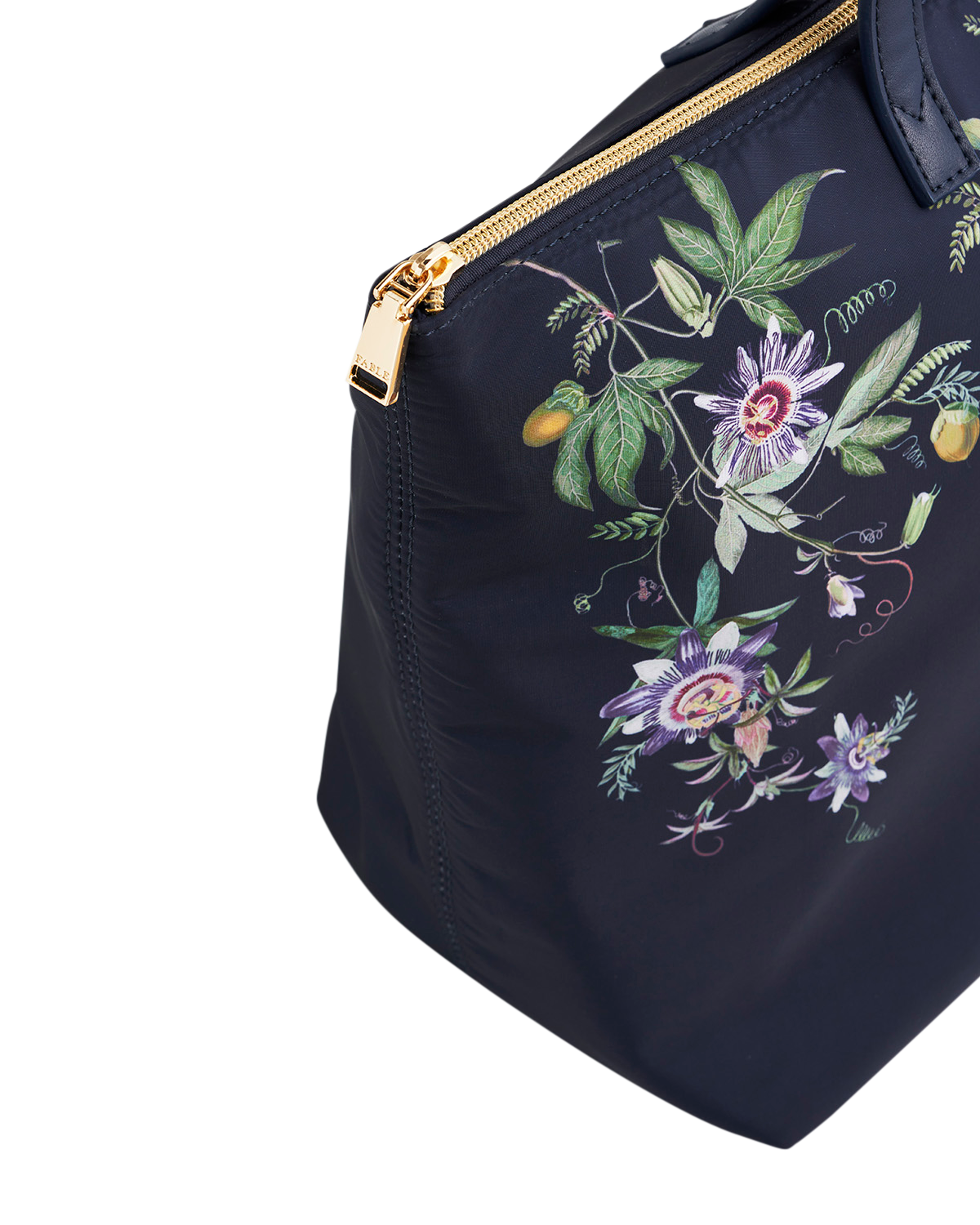 fable-england-navy-passion-flower-grab-tote-tasche-blau image 8
