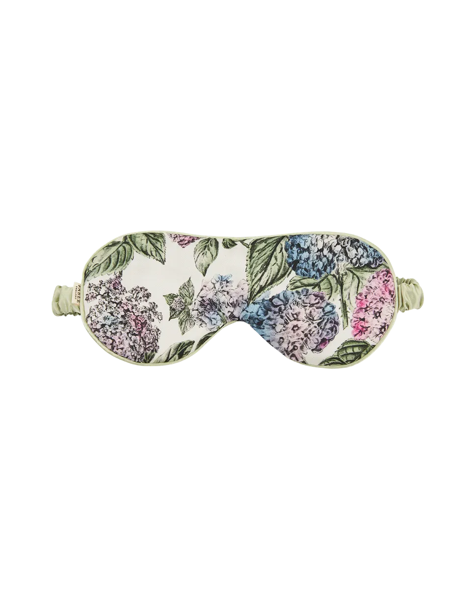 fable-england-hydrangea-schlafmaske-ivory-mit-tasche image 1