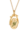 fable-england-m-initial-magnolia-halskette-gold image 5