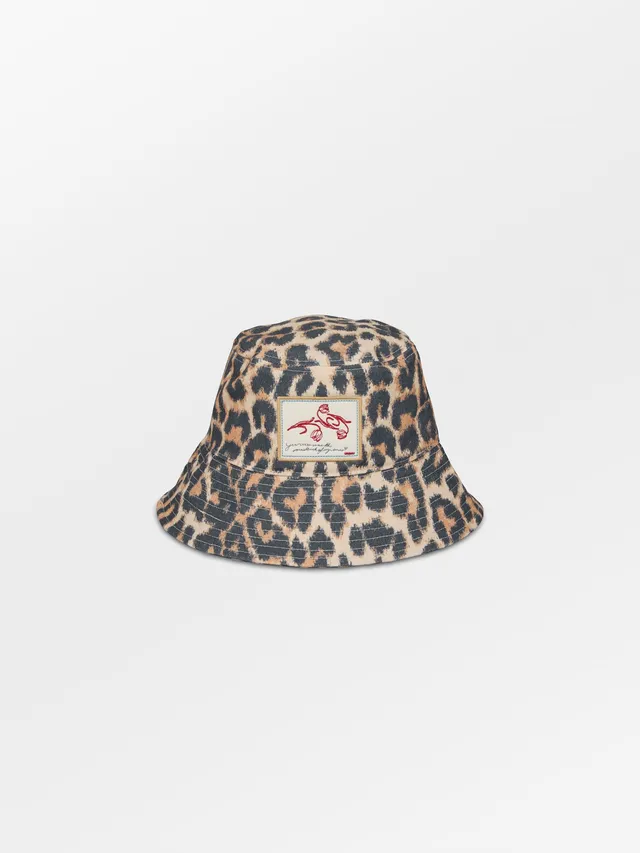 becks-ndergaard-leopa-bucket-hat-leo-schwarz-baumwolle image 1