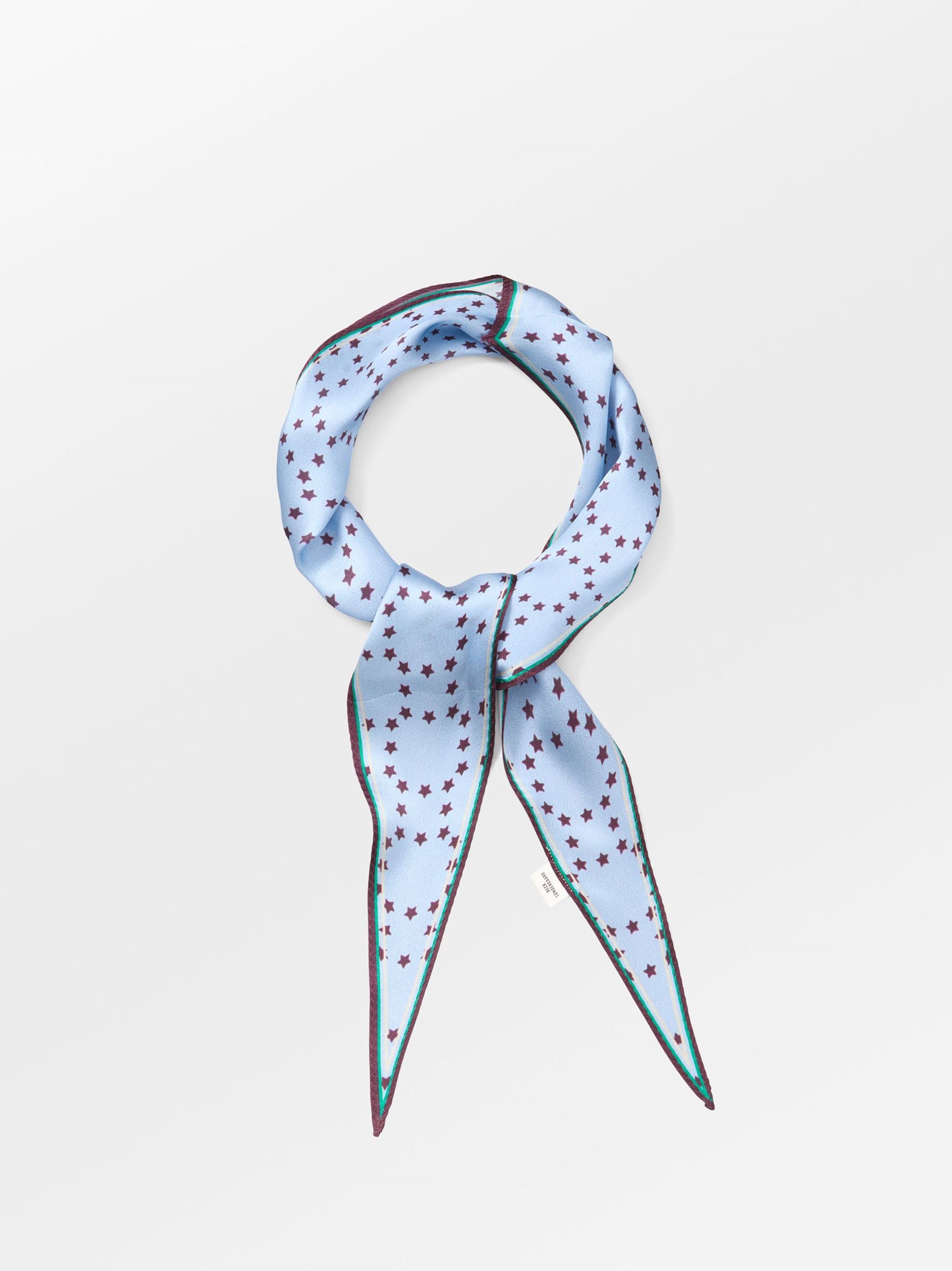 becks-ndergaard-starlia-grid-diamond-seidentuch-skyway-blue image 2