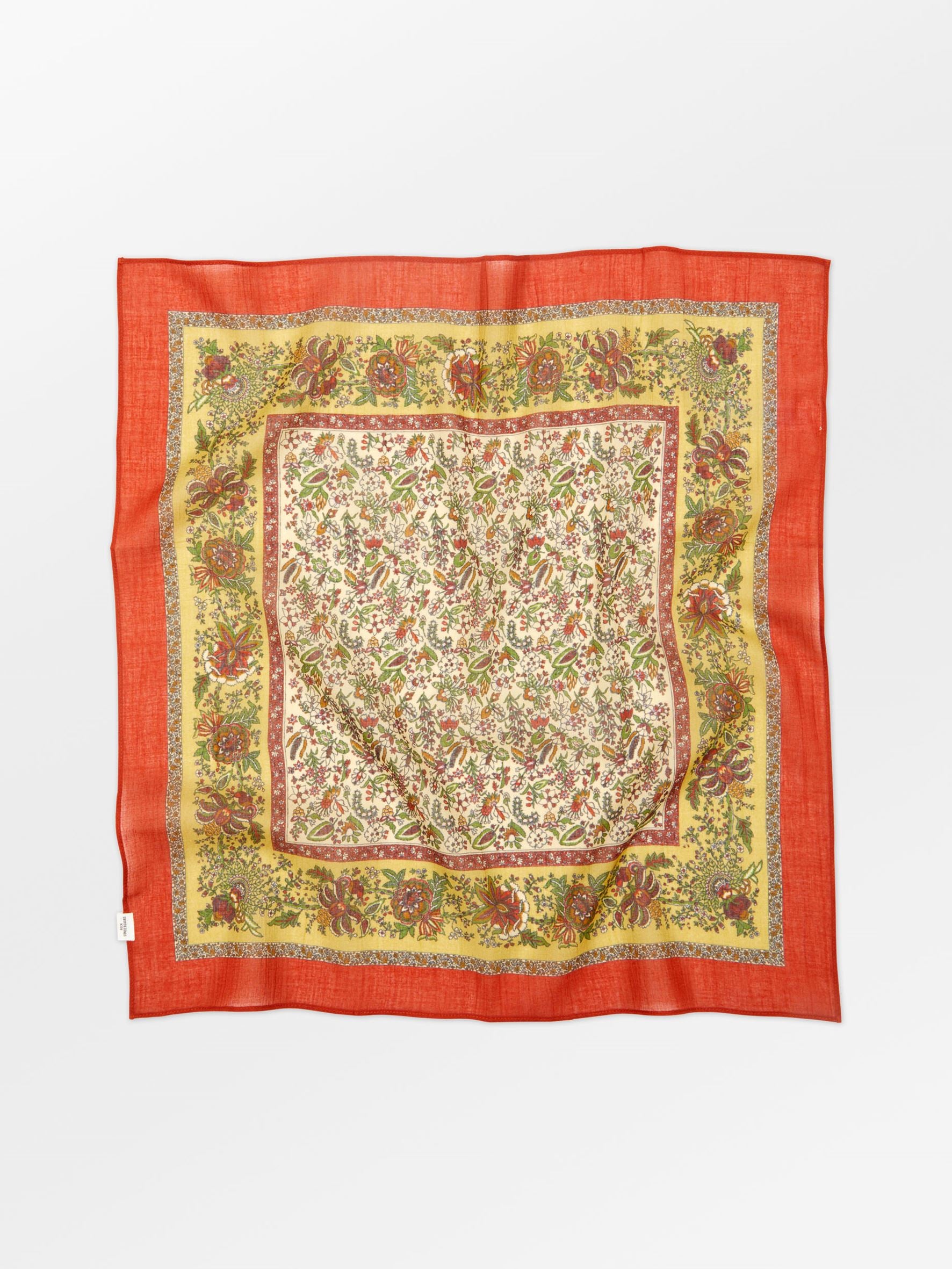 becks-ndergaard-scarves-tapisflora-cotta-schal-orange-55x55 image 1