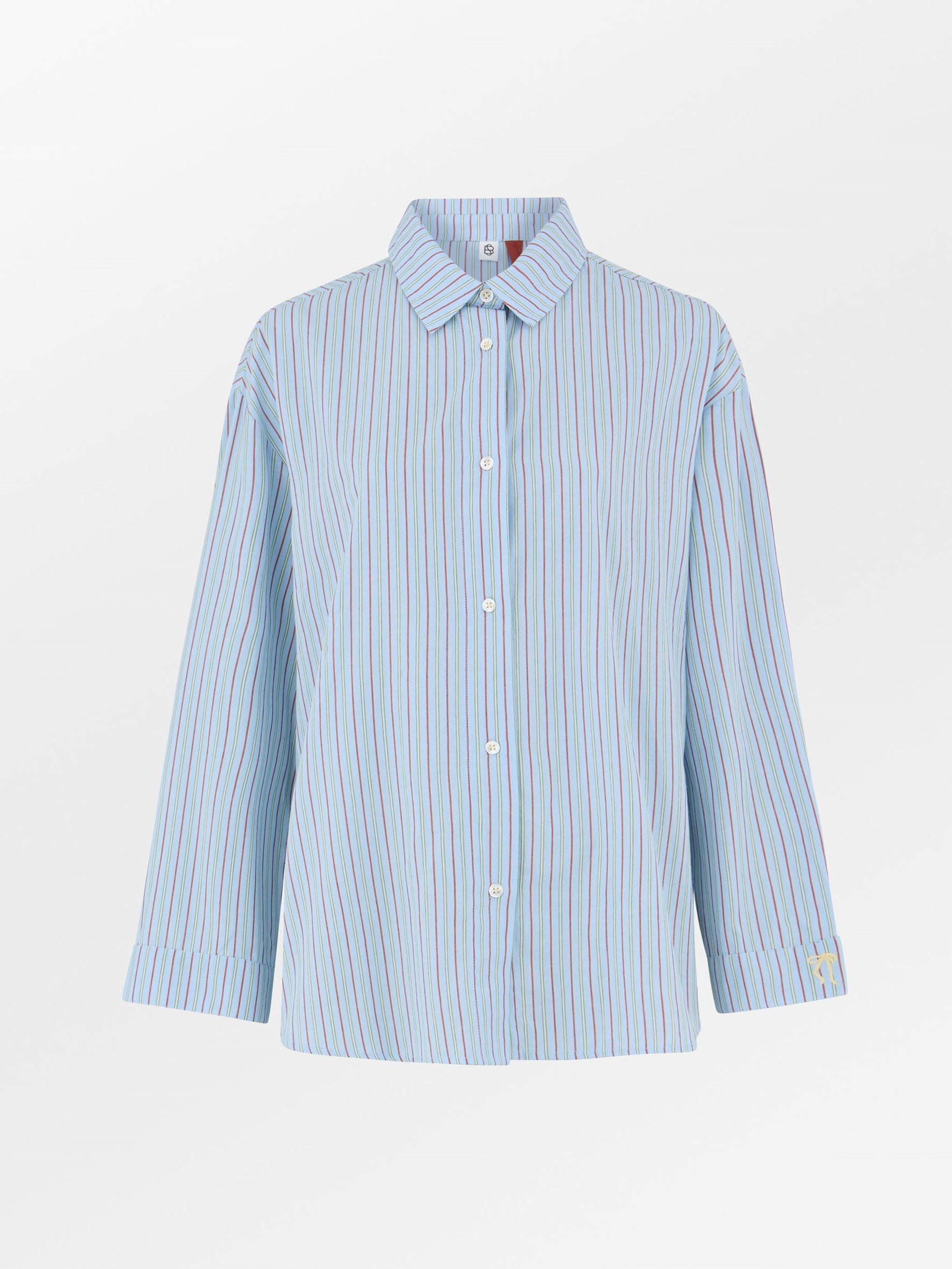 becks-ndergaard-stripel-shirt-shorts-pyjama-set-cashmere-blue image 2