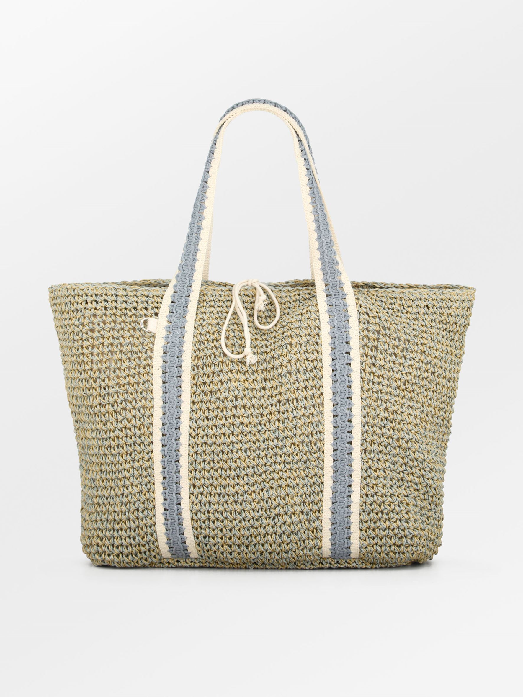 becks-ndergaard-strawchet-pheobe-strandtasche-aqua-gray-62cm image 1
