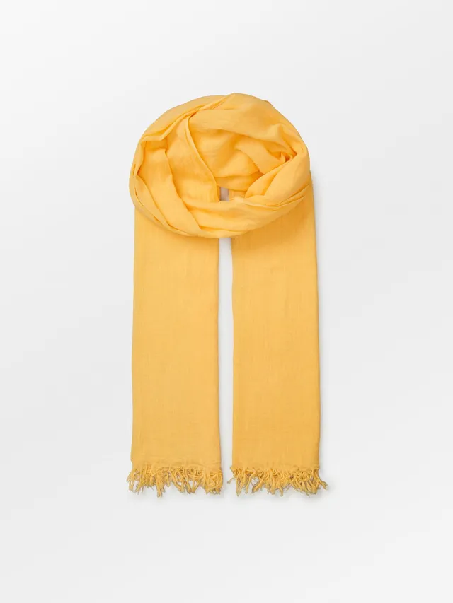 becks-ndergaard-solid-gaze-ilkana-schal-beach-yellow-uni image 1
