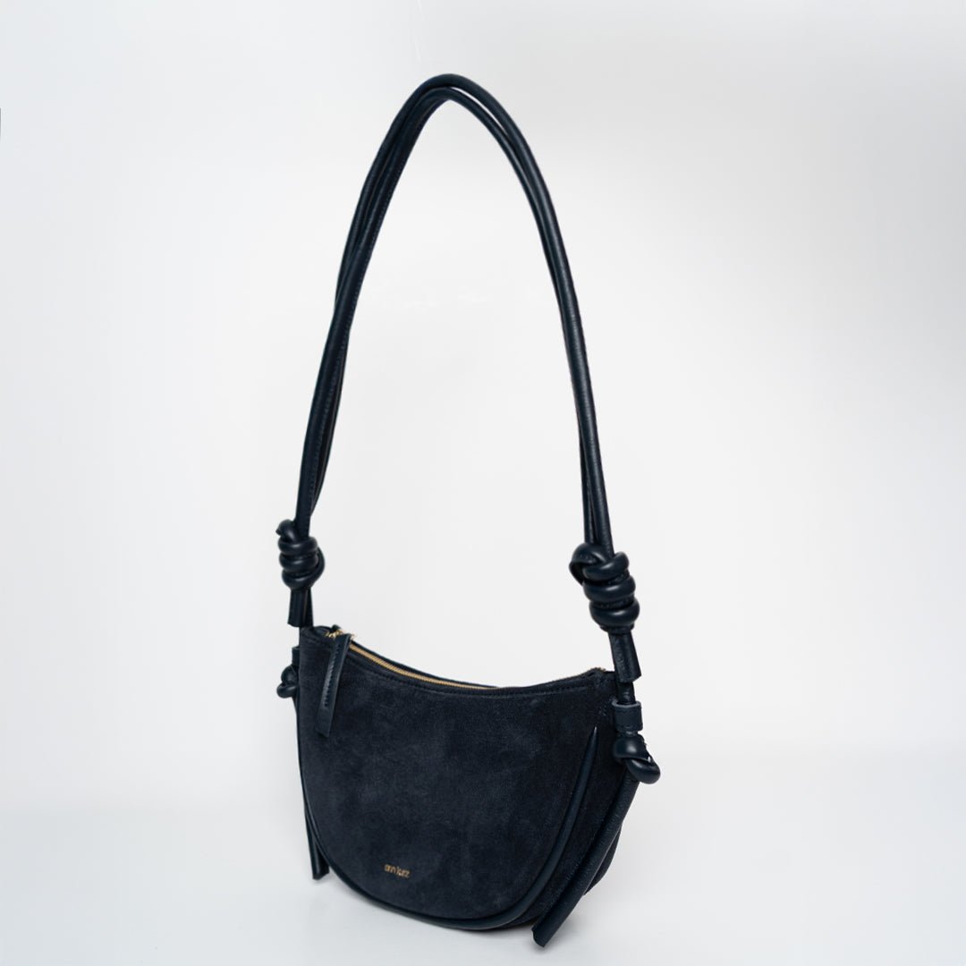 ann-kurz-mini-half-moon-crossbody-suede-navy image 4