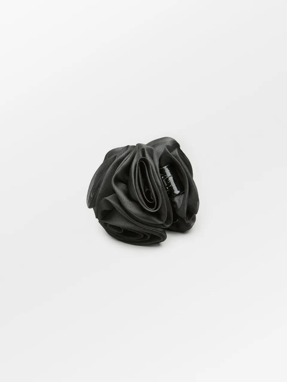 becks-ndergaard-organza-flower-haarspange-schwarz-rose-12cm image 1