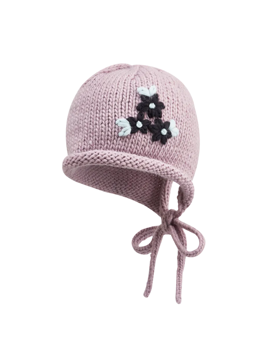 fable-england-accessories-forget-me-not-m-tze-lila-strick-haube image 1