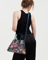fable-england-teal-roses-tote-medium-handtasche-petrol image 3