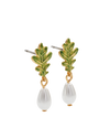 fable-england-oak-leaf-pearl-ohrringe-gold-perle image 3